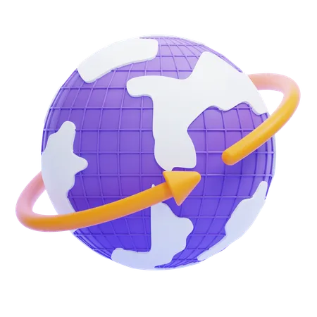 Global Connection  3D Icon