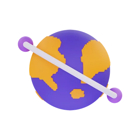 Global Connection  3D Icon