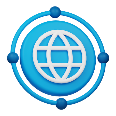 Global Connection  3D Icon