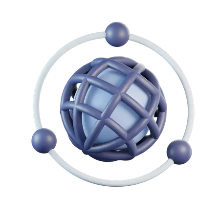 Global Connection  3D Icon