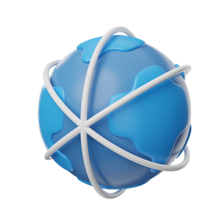 Global Connection  3D Icon