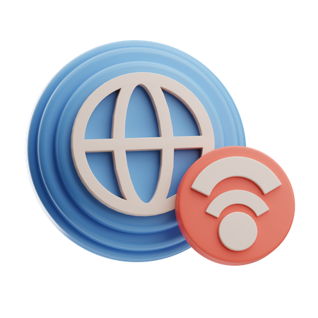 Global Connectivity  3D Icon