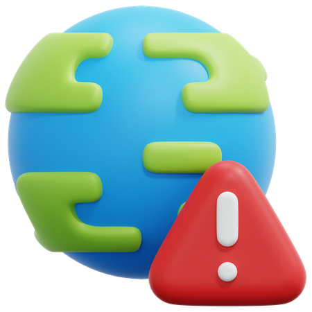 Global Crisis  3D Icon