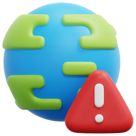 Global Crisis  3D Icon