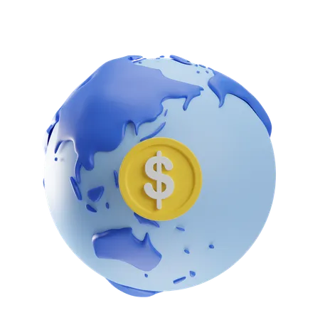 Global Currency  3D Icon