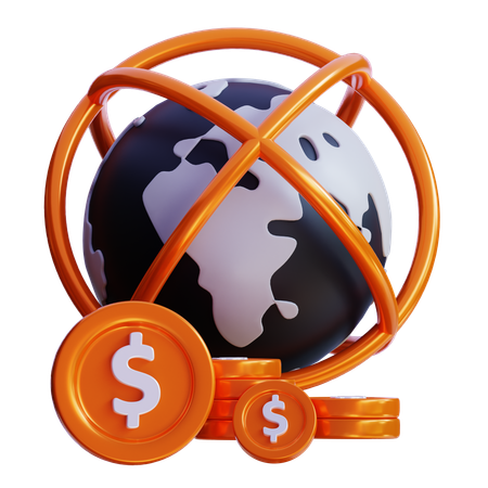 Global Currency  3D Icon