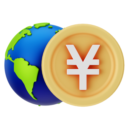 Global Currency  3D Icon