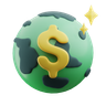 global currency emoji 3d