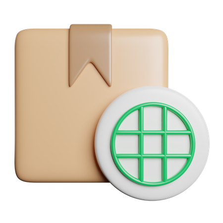 글로벌 배송  3D Icon