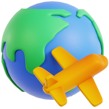 글로벌 배송  3D Icon