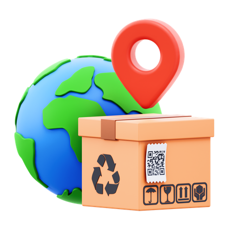 Global Delivery  3D Icon