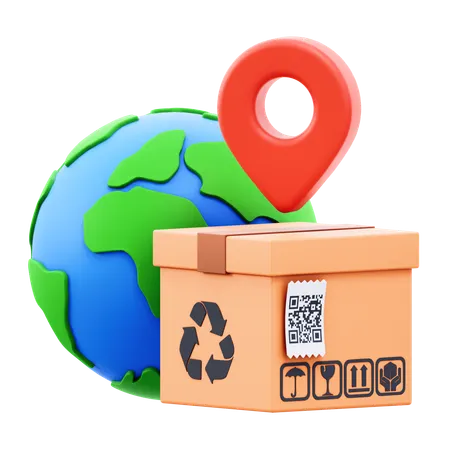 Global Delivery  3D Icon