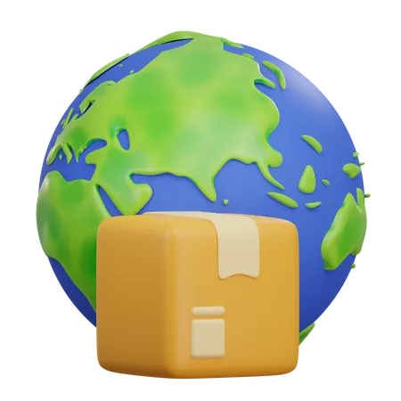 Global Delivery  3D Icon