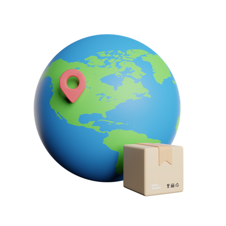 Global Delivery  3D Icon