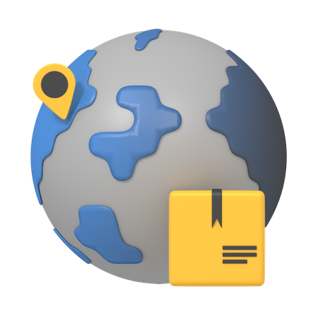 Global Delivery  3D Icon