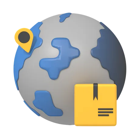 Global Delivery  3D Icon