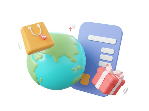 Global Delivery  3D Icon