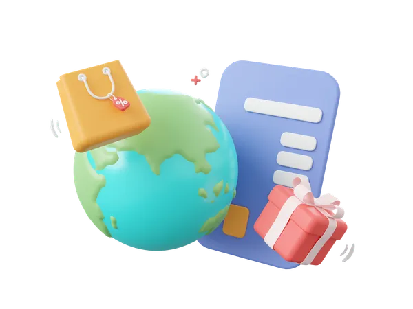 Global Delivery  3D Icon