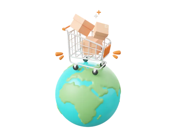 Global Delivery  3D Icon