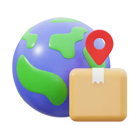 Global Delivery  3D Icon