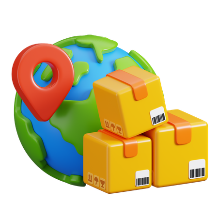 Global Delivery  3D Icon