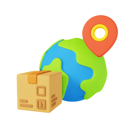 Global Delivery  3D Icon