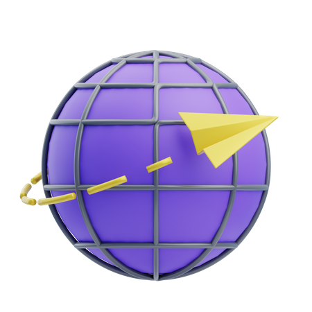 Global Delivery  3D Icon