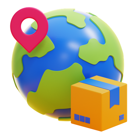 Global Delivery  3D Icon