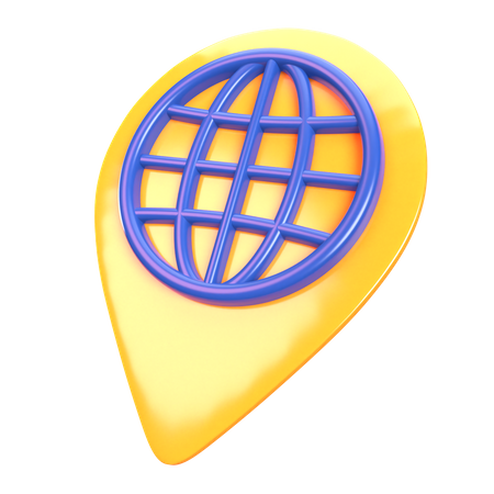 Global Delivery Location 3D Illustration