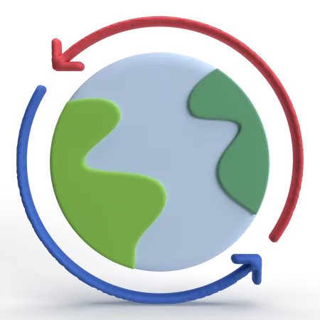 Global Distribution  3D Icon