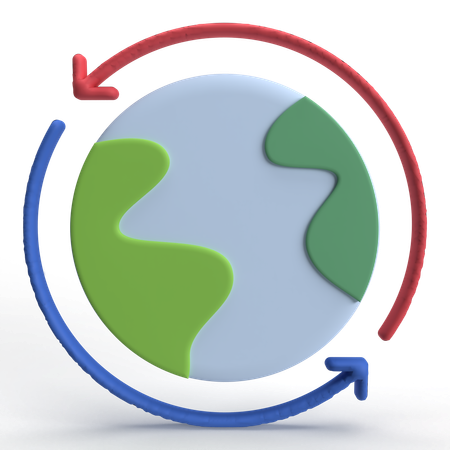 Global Distribution  3D Icon