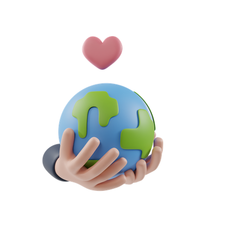 Global donation  3D Icon