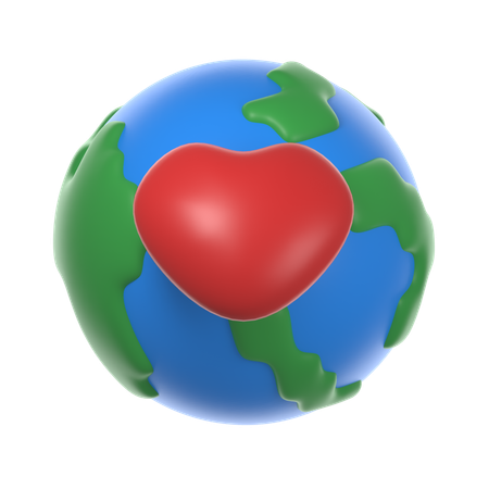 Global Donation Charity  3D Icon