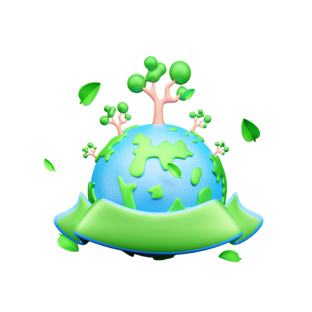 Global Ecology  3D Icon