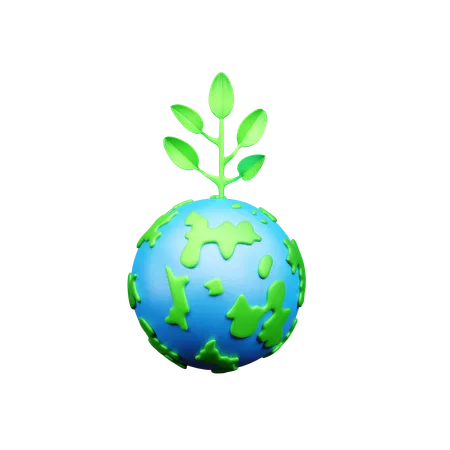 Global Ecology  3D Icon