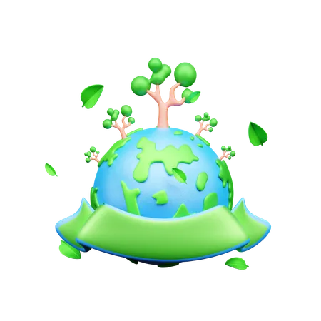 Global Ecology  3D Icon