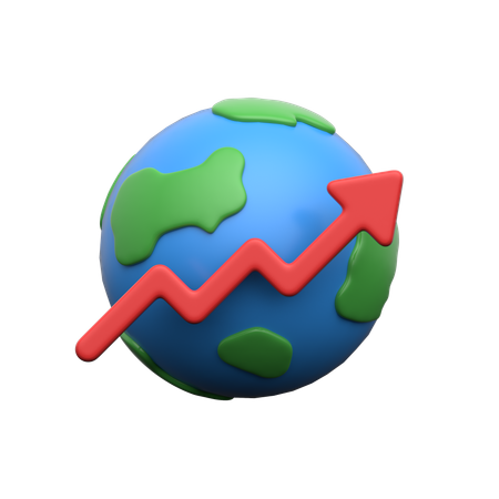 Global Economy  3D Icon