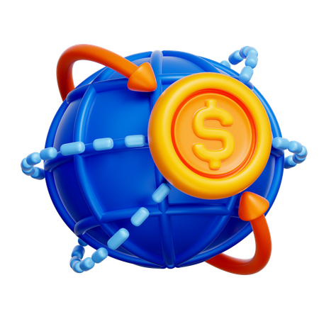 Global Economy  3D Icon