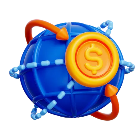 Global Economy  3D Icon