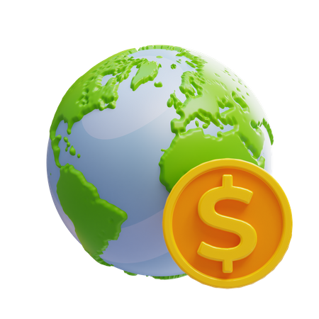 Global Economy  3D Icon