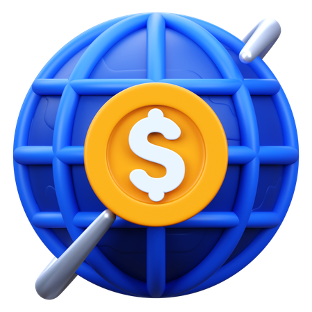 Global Economy  3D Icon