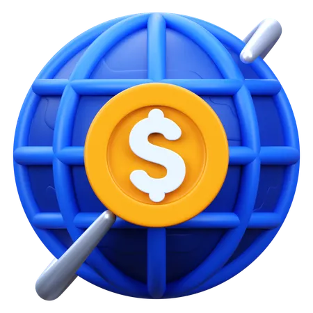 Global Economy  3D Icon