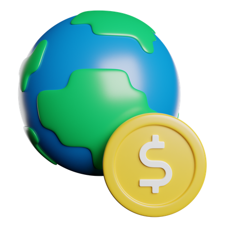 Global Economy  3D Icon