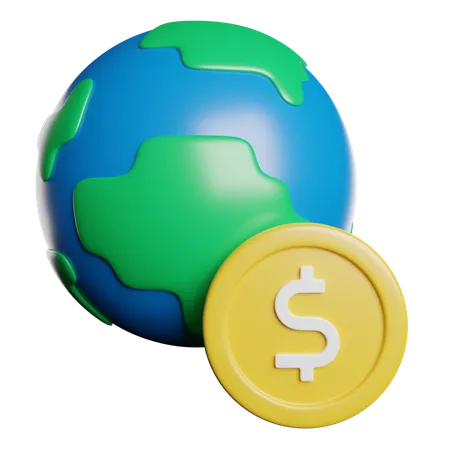 Global Economy  3D Icon