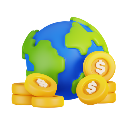 Global Economy  3D Icon