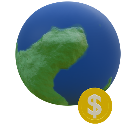 Global Economy  3D Icon