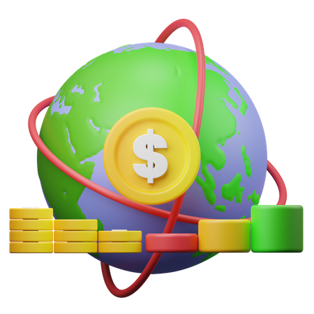 Global Economy  3D Illustration