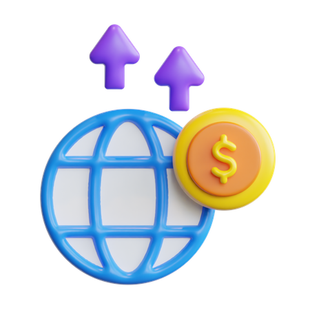 Global economy  3D Icon