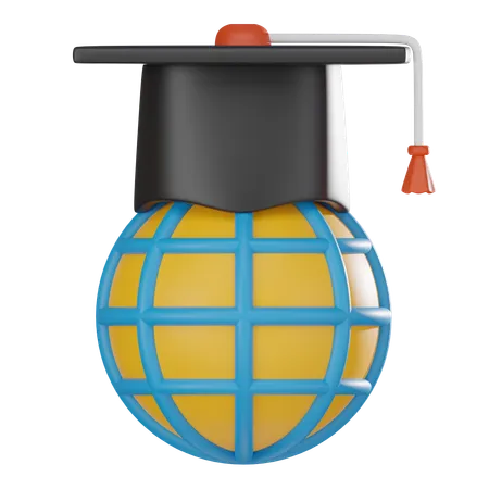 Global Education  3D Icon