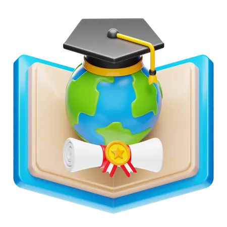 Global Education  3D Icon